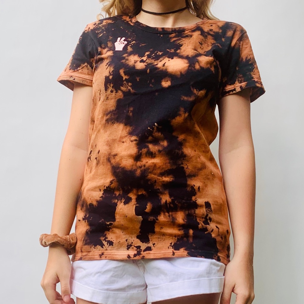 Black tye dye t-shirt